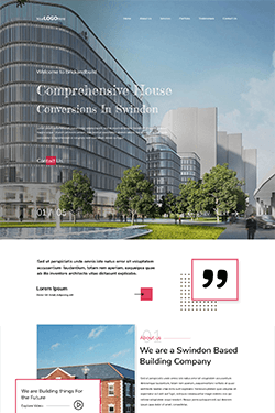 Hosting Company Layout Preview